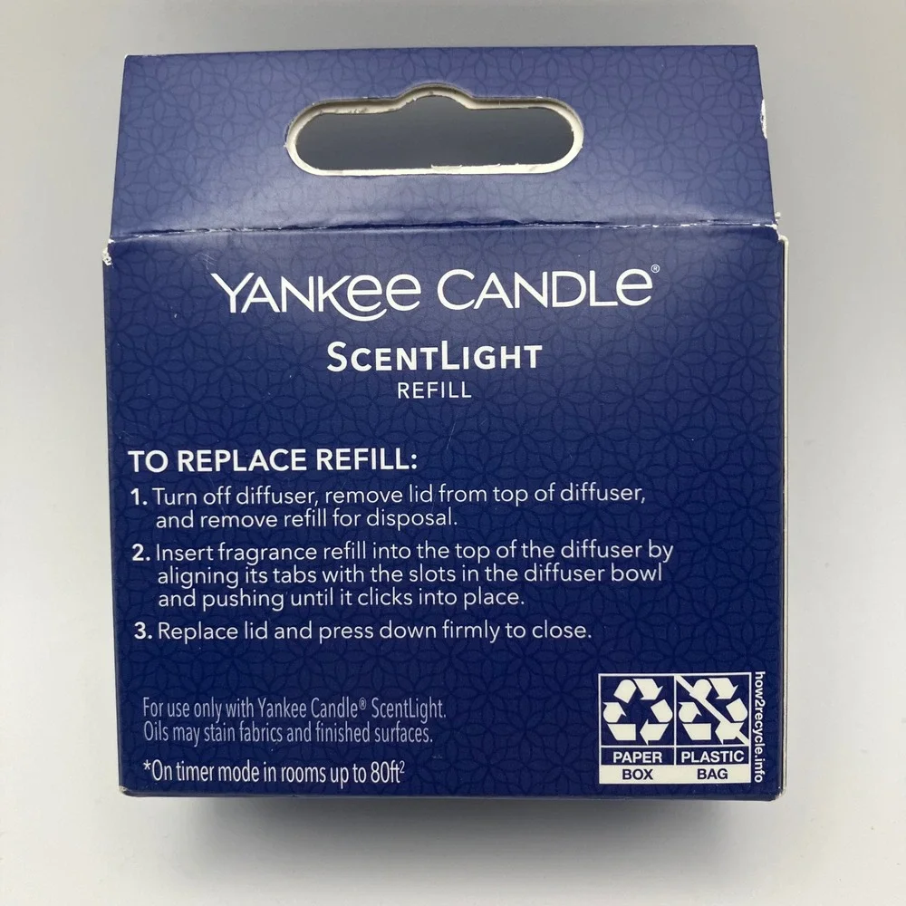 Yankee Candle ScentLight Refill Spiced Pumpkin 30 Days Room Filling‎ Fragrance